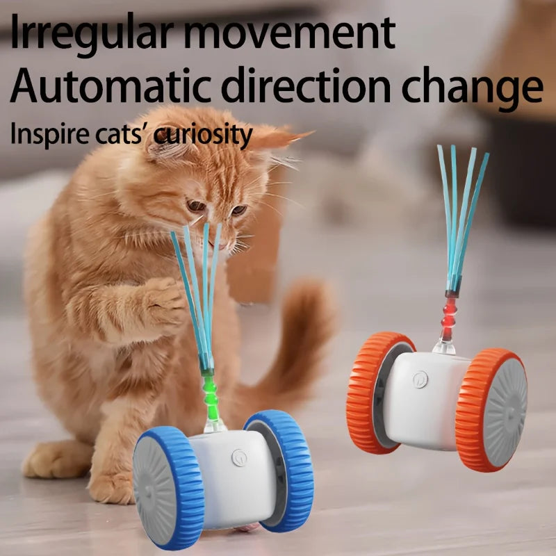 Cat Boredom Automatic Cat Toy Self-entertainment Artifact Resistant Bite Intelligent Sports Cat Toy Electric Exercise